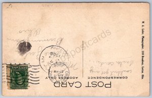 K44/ Oberlin College Ohio RPPC Postcard c1910 Baldwin Hall Leiter Studio 323