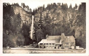 Multnomah Lodge at Multnomah Falls, Colombia River Highway, OR., early postcard