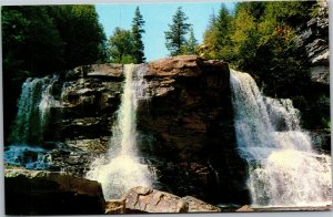 Postcard WV Davis Blackwater Falls