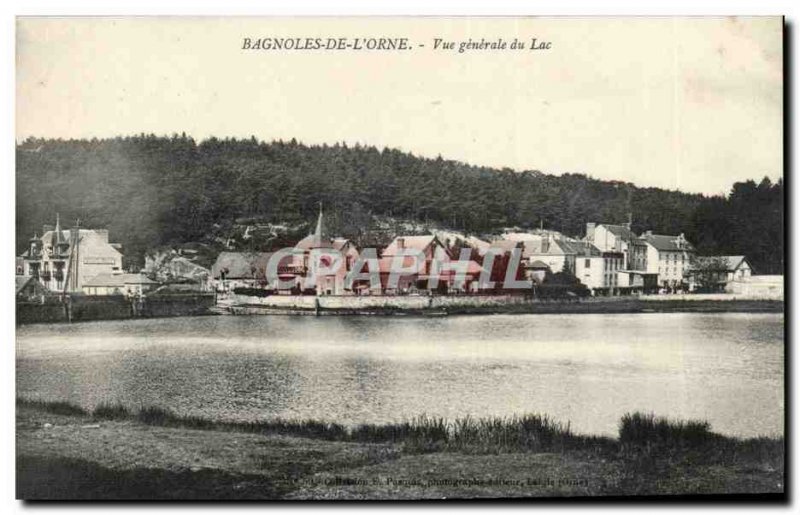 Cars of & # 39orne Old Postcard General view of the lake