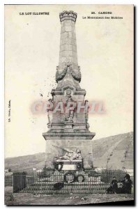 Old Postcard Cahors Mobile Monument