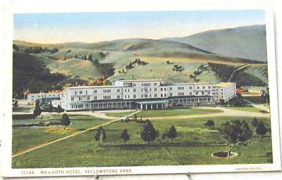 G1977   YELLOWSTONE NATIONAL PARK   POSTCARD, HOTEL