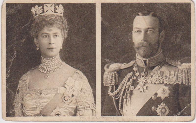 KING GEORGE V AND QUEEN MARY 1914 CHRISTMAS GREETINGS