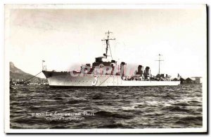 Old Postcard Boat War Against destroyer Chevalier Paul