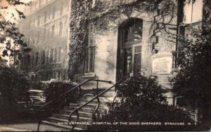 New York Syracuse Hospital Of The Good Shepherd Main Entrance 1957