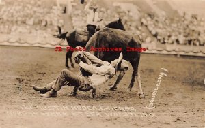 IL, Chicago, Illinois, RPPC, Tex Austin Rodeo, Cowboy Morgan Evans, Doubleday