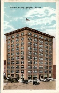 Springfield Missouri Woodruff Building Postcard W6