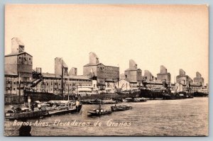 Buenos Aires  Elevadores De Granos  Argentina    Postcard