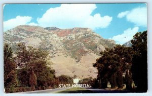 PROVO, Utah UT ~ Center Street UTAH  STATE HOSPITAL c1960s Asylum Postcard