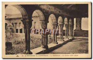 Old Postcard St Bertrand de Comminges cathedral cloister