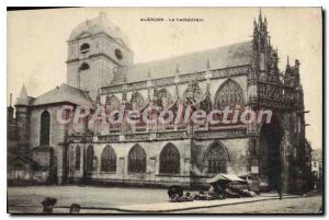 Old Postcard Alencon Cathedrale