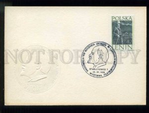 276307 POLAND 1970 year Lenin cancellation embossed card