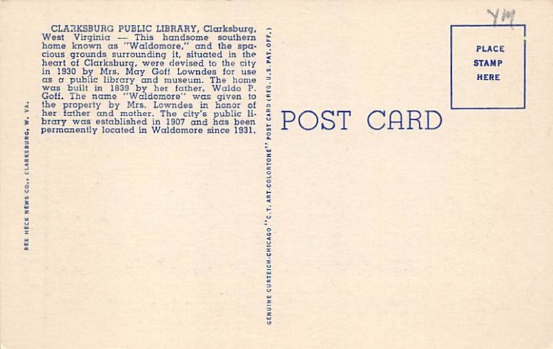 Clarksburg Public Library, Clarksburg, WV