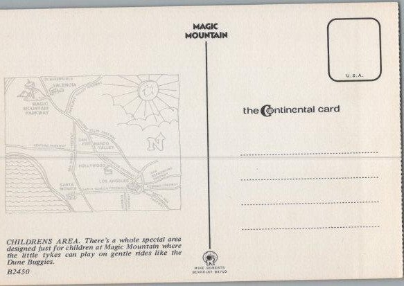 Dune Buggies Magical Mountain Valencia Ca Continental Postcard-