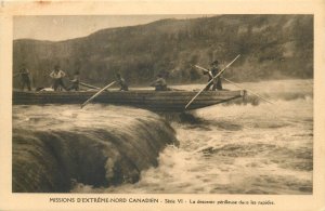 Extreme northern canadian missions the perilous boat descent in the river rapids 