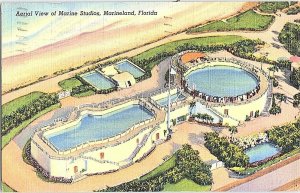 Aerial View of Marine Studios Marineland Florida Postcard Standard View Card