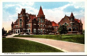 Ohio Springfield Knights Of Pythius Home Curteich