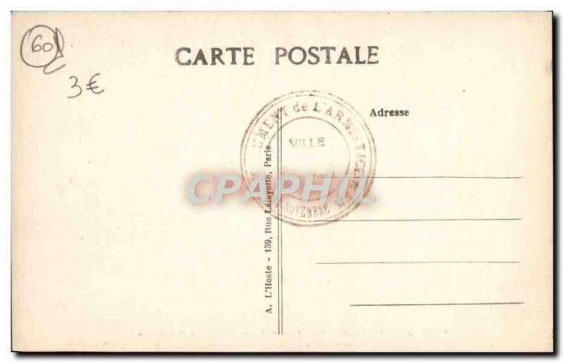 Postcard Old Forest of Compiegne Carrefour L & # 39Armistice Pres Rethondes l...