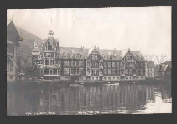 114952 Norge NORWAY Hotel Hardanger ODDA Vintage postcard