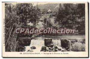 Postcard Old Dam Divonne les Bains in Divonne Paradise