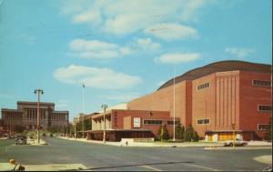 Milwaukee Arena Auditorium Milwaukee WI Wisconsin Stadium Vintage Postcard