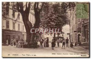 Vence Old Postcard Place Thiers