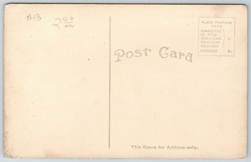 Mitchell South Dakota~US Post Office~3 Arches at Doorway~c1910 Postcard