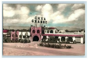 C. 1920s RPPC Hand Colored Vista Del Hotel Postcard P41