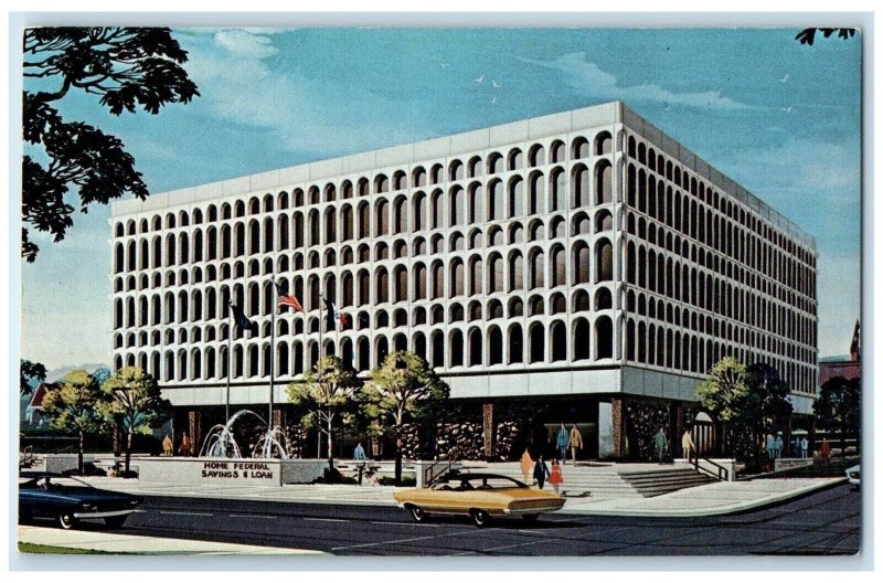 1971 New Home Of Home Federal Savings Loan Association Sioux City IA Postcard