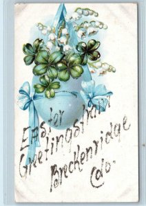 BRECKENRIDGE, CO Colorado  Easter GREETINGS FROM Breckenridge  c1910s  Postcard