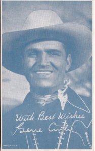 Vintage Cowboy Arcade Card Gene Curtis