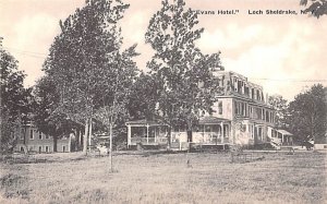 Evans Hotel Loch Sheldrake New York Postcard