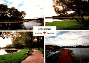 Canada Alberta Lethbridge Multi View Henderson Lake