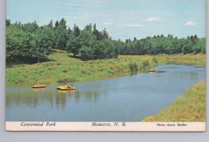 Paddle Boats, Centennial Park Camp Grounds, Moncton New Brunswick, 1978 Postcard