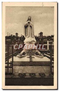 Postcard Old high Monument to the Cemetery of the Carmelites of Lisieux