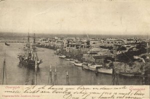 curacao, W.I., WILLEMSTAD, Overzijde, Harbour (1902) Gebr. Jonckheer Postcard