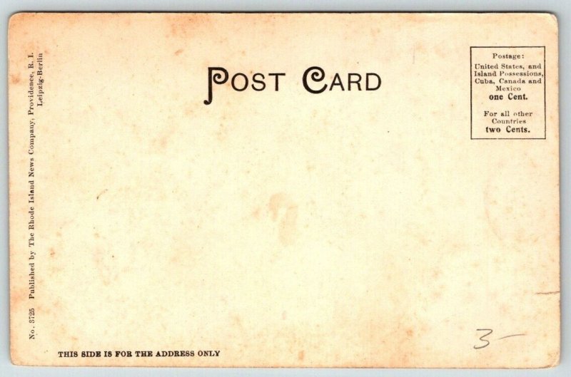 Killingly  High School   Danielson   Connecticut   Postcard  c1915