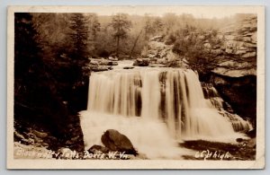 Davis WV RPPC Black Water Falls Real Photo Postcard L24