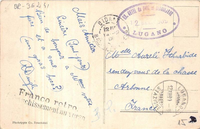 BR36241 Lugano      Switzerland