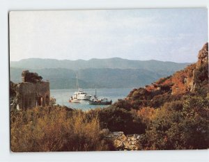 Postcard Boatyard Bay Kekova Island Antalya Turkey