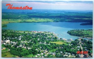 Postcard - Aerial View of Thomaston, Maine, USA
