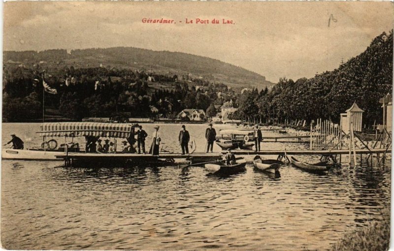 CPA GÉRARDMER Le Port du Lac (402516)
