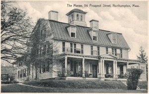 Vintage Postcard The Manse 54 Prospect Street Northampton Massachusetts MA