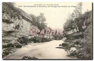 Old Postcard Tour in Franche Comte Morteau pontarlier has the Gorges du Doubs...