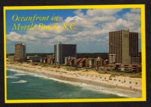 SC Beach Hotels MYRTLE BEACH SOUTH CAROLINA Postcard