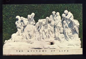 Glendale, California/CA Postcard, Forest Lawn Memorial Park, Mystery Of Life