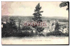 Old Postcard Panorama St Leger en Yvelines