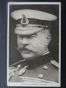 WW1 LORD KITCHENER SMILES - Old Postcard by Photochrom Co.