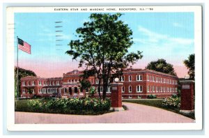 Eastern Star Masonic Home Rockford IL Illinois Postcard (U31)