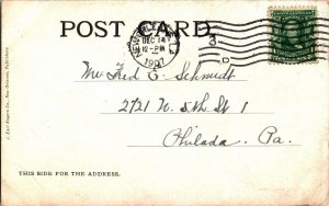 Country Club New Orleans LA Louisianna WOF Antique UDB Postcard 1c Stamp PM Vtg 